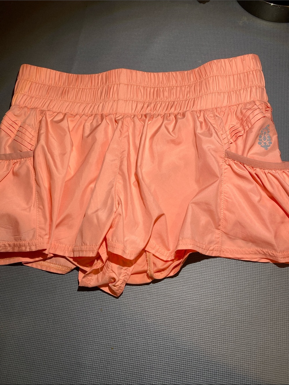 FP Movement by Free People Coral-Peach Athletic Shorts